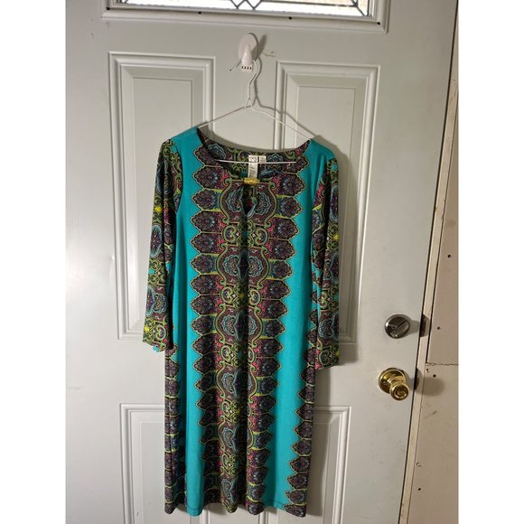 Emma & Michelle woman’s 3/4 sleeve midi dress size small. - Picture 1 of 7